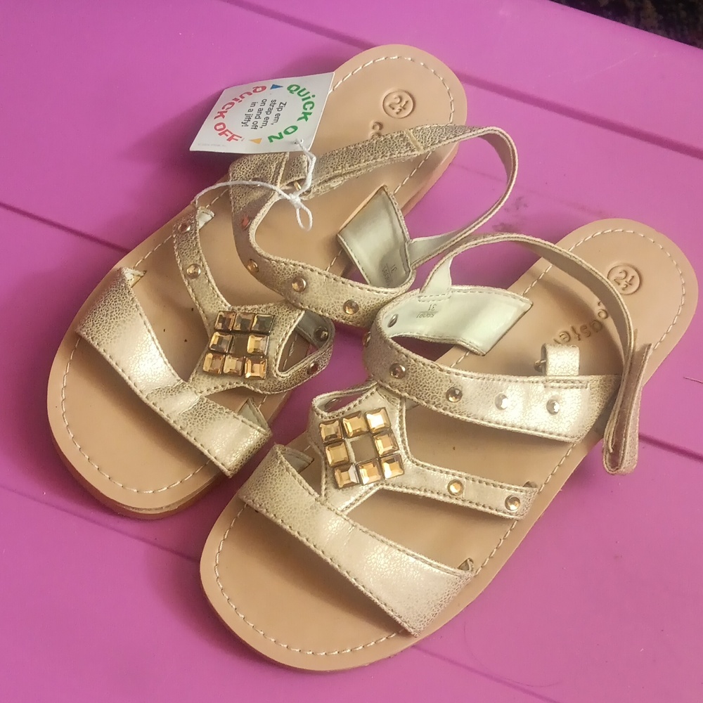 Gold sandals